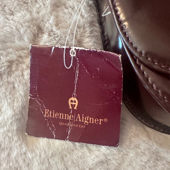 ETIENNE AIGNER CAVALIER COLLECTION SIGNATURE LEATHER SADDLE BAG - Picture 10 of 17